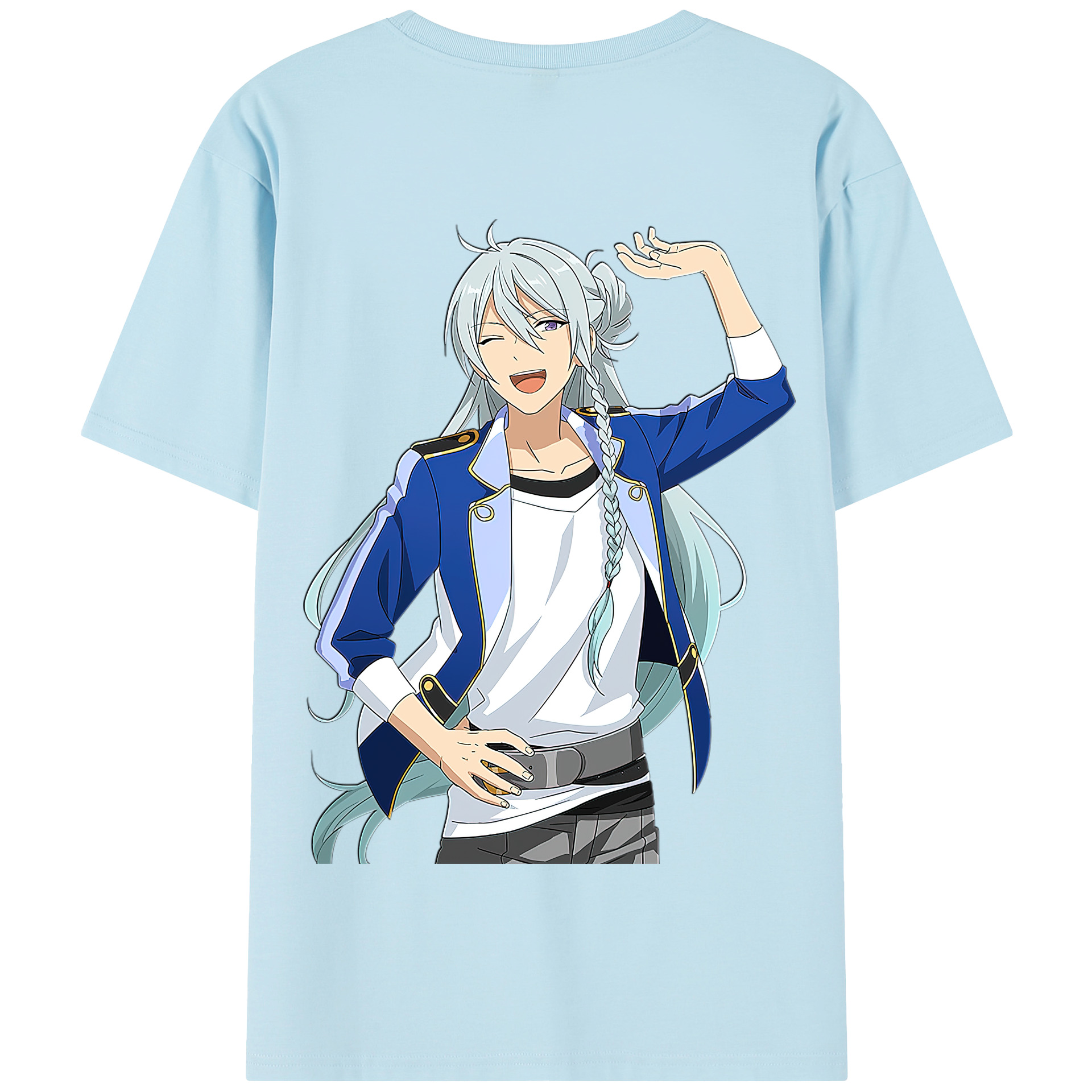 （画像用） あんさんぶるスターズ! Ensemble Stars 綿100％半袖Tシャツ（背面プリント）